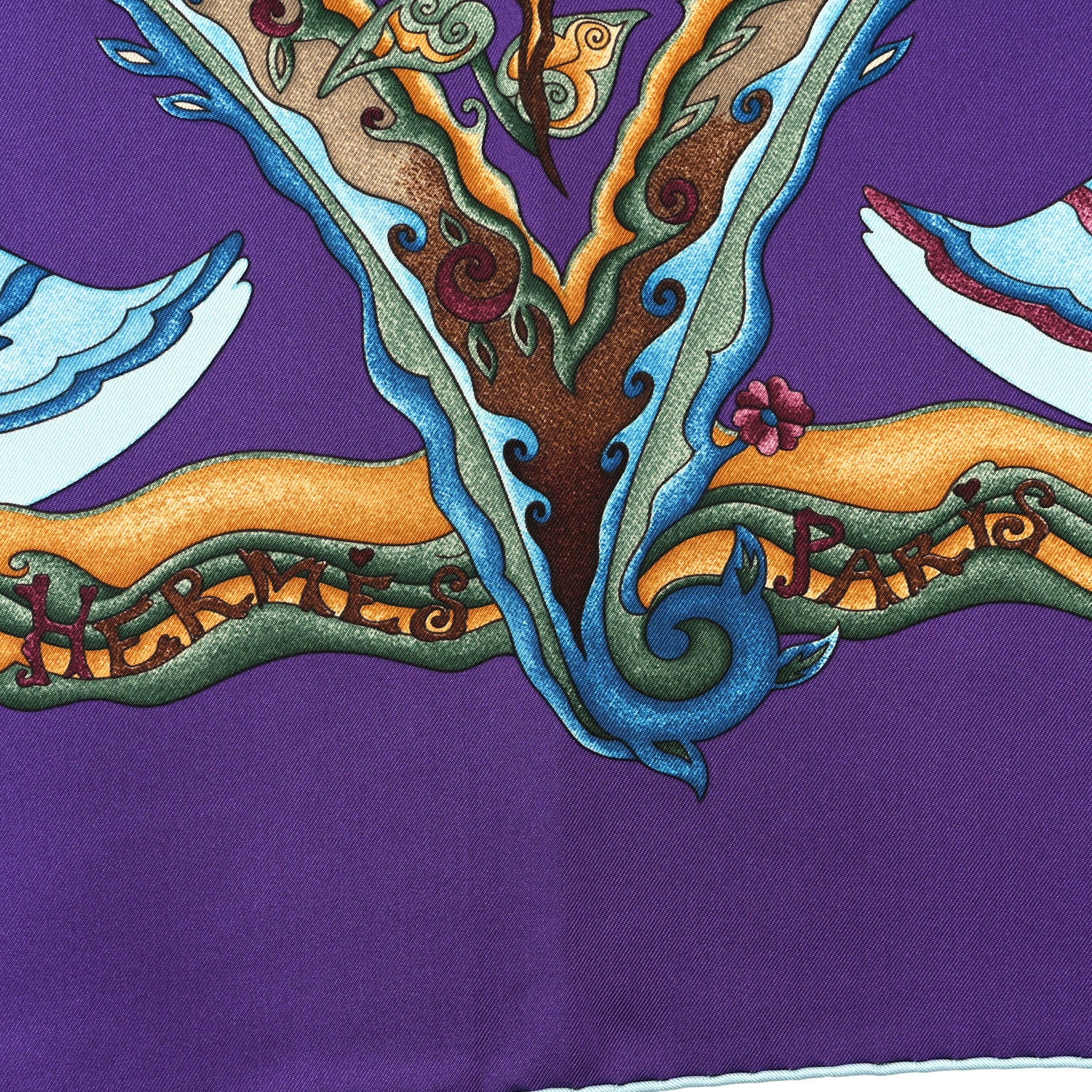Hermes Silk De Tout Coeur Scarf 90 2 of 4
