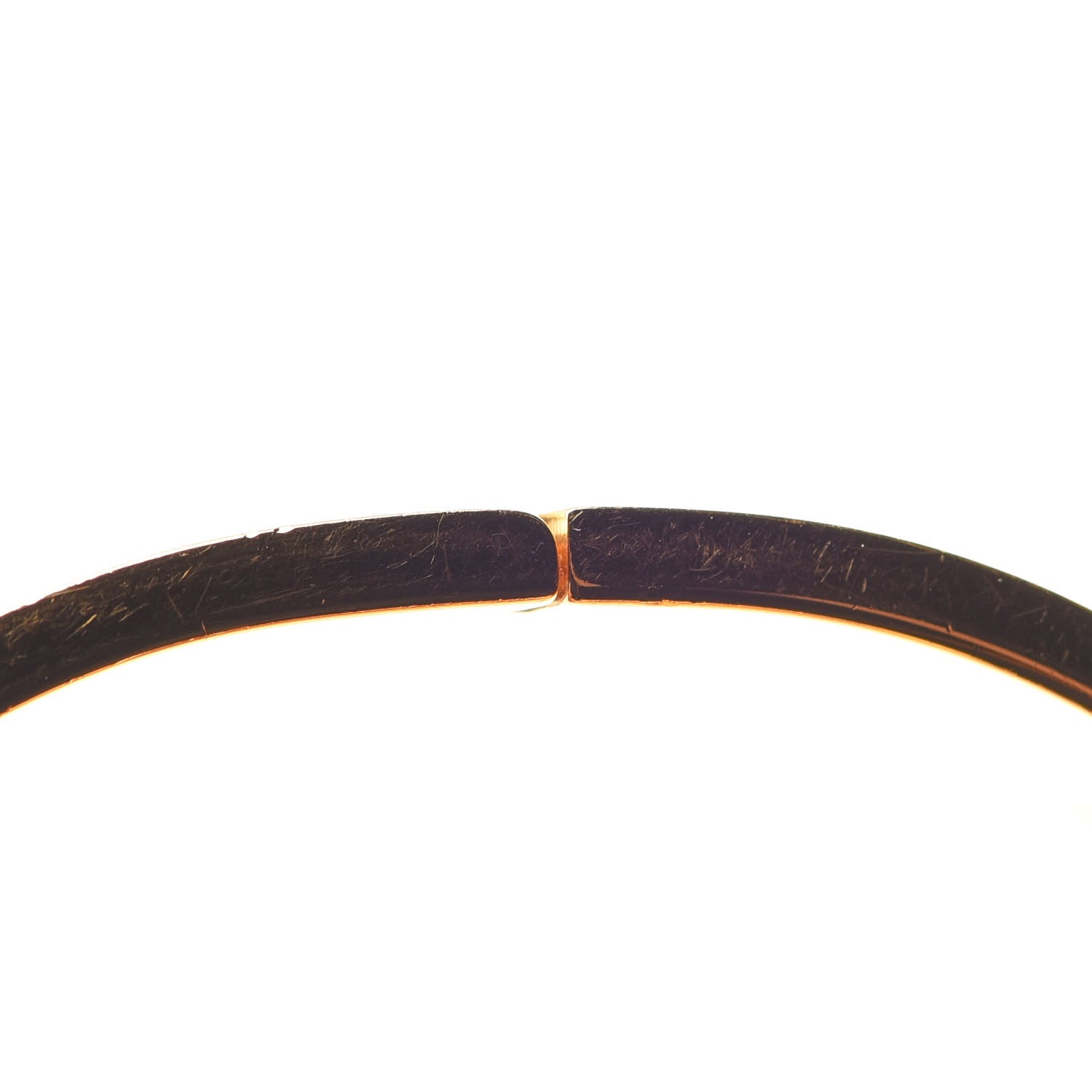 Hermes Enamel Wide Clic Clac H Bracelet PM White 7 of 7
