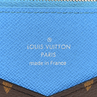 Louis Vuitton Monogram Kirigami Wallet Zippered Insert Gaston Blue 6 of 7
