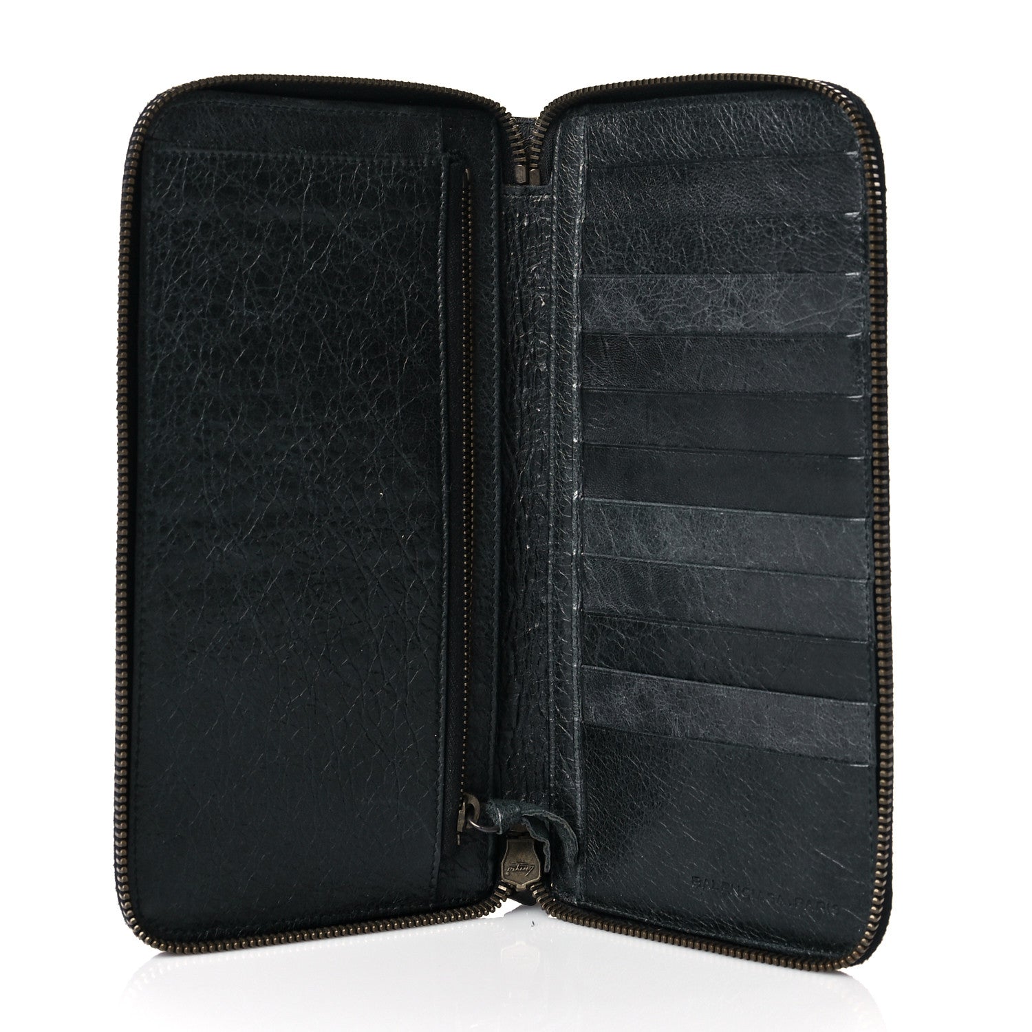 Balenciaga Agneau Classic Hardware Compagnon Wallet Black 5 of 10