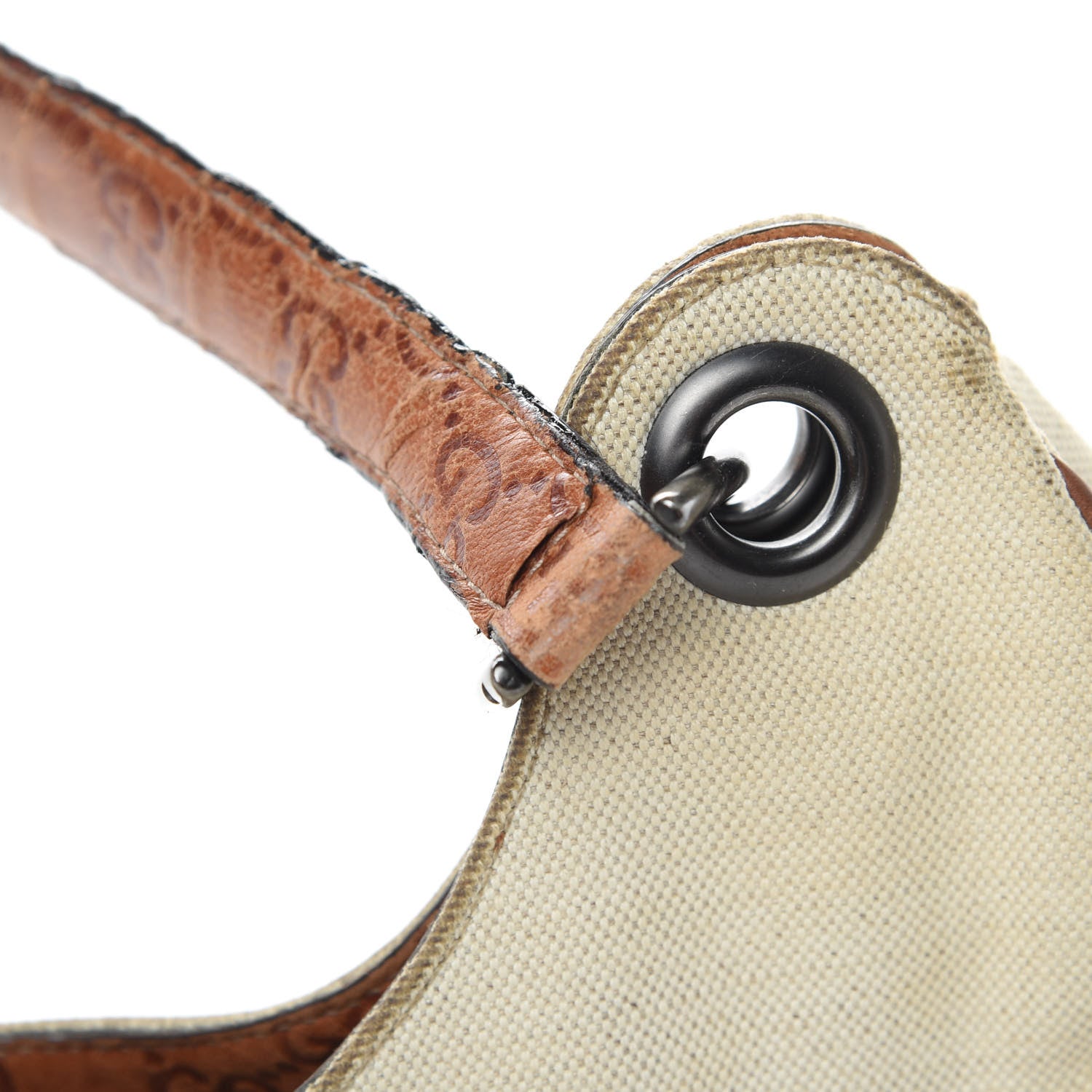 Gucci Canvas Guccissima Hobo Beige 19 of 19