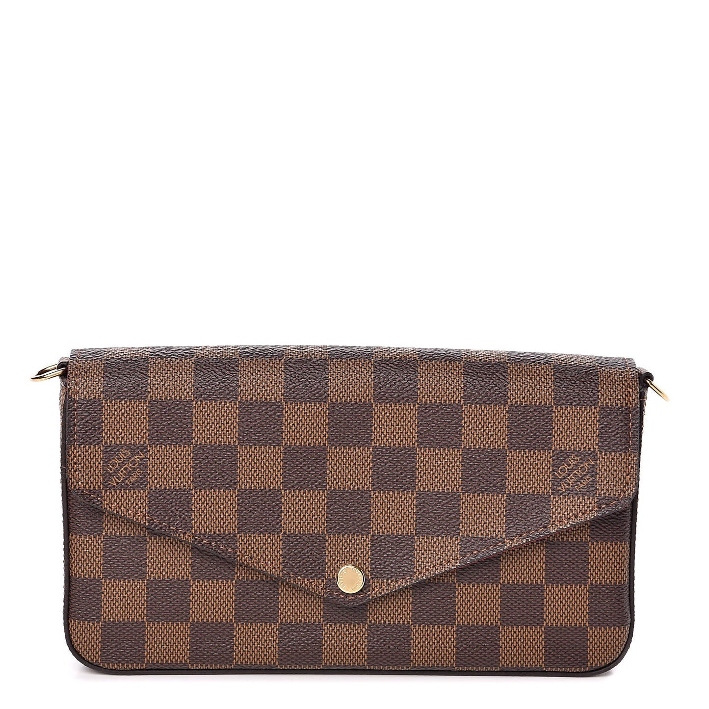 Damier Ebene Pochette Felicie Chain Wallet