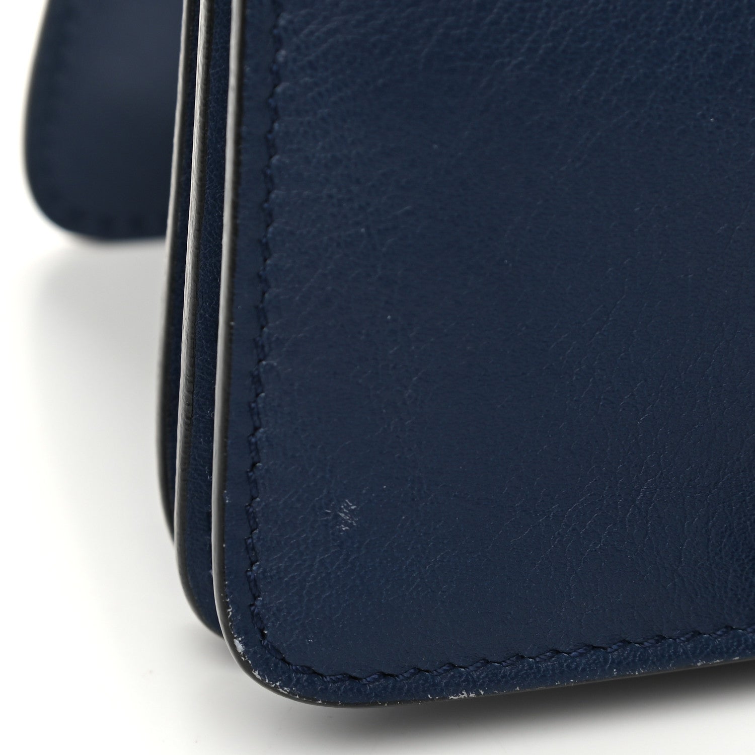 Chloe Suede Calfskin Medium Faye Shoulder Bag Silver Blue 10 of 10
