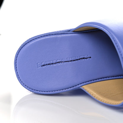 Bottega Veneta Nappa Slide Platform 115 Wedge Sandals 39.5 Periwinkle 6 of 16