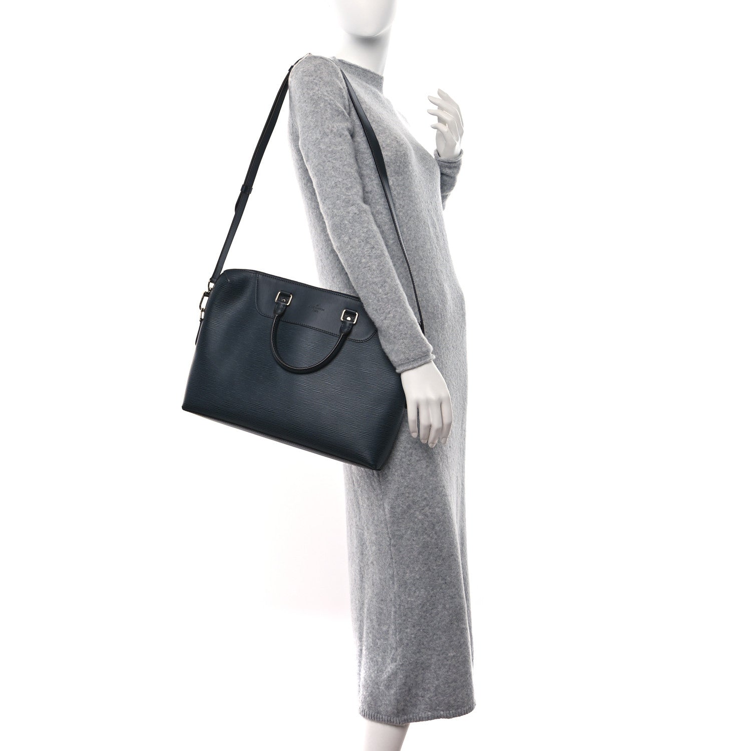 Louis Vuitton Epi Porte-Documents Jour Briefcase Bleu Nuit 2 of 8