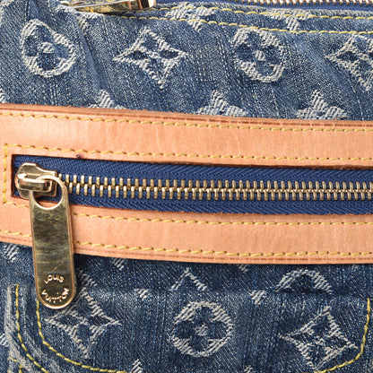 Louis Vuitton Monogram Denim Baggy PM Blue 10 of 13