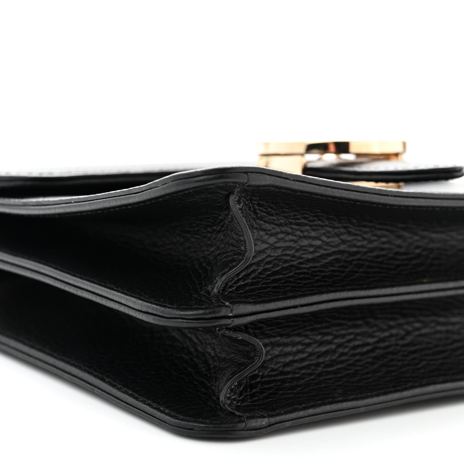 Gucci Dollar Calfskin Small Interlocking G Shoulder Bag Black 9 of 10