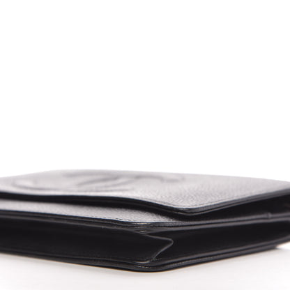 Chanel Caviar Timeless CC Wallet On Chain WOC Black 7 of 10