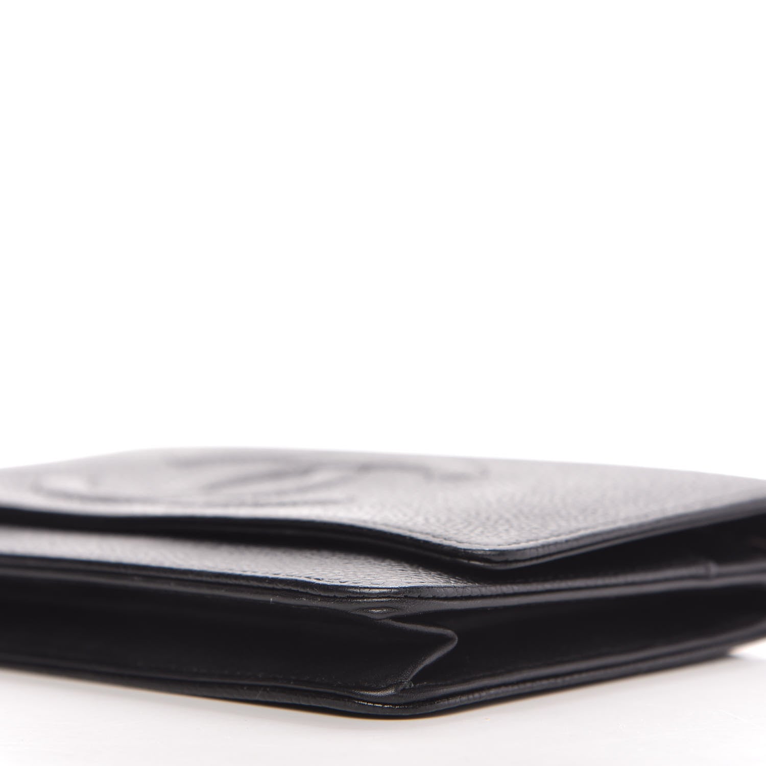 Chanel Caviar Timeless CC Wallet On Chain WOC Black 7 of 10