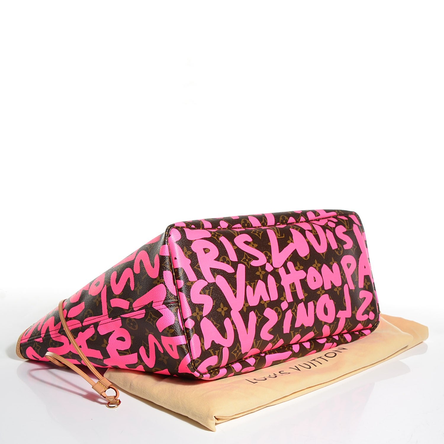 Louis Vuitton Monogram Graffiti Neverfull GM Fuchsia 4 of 7