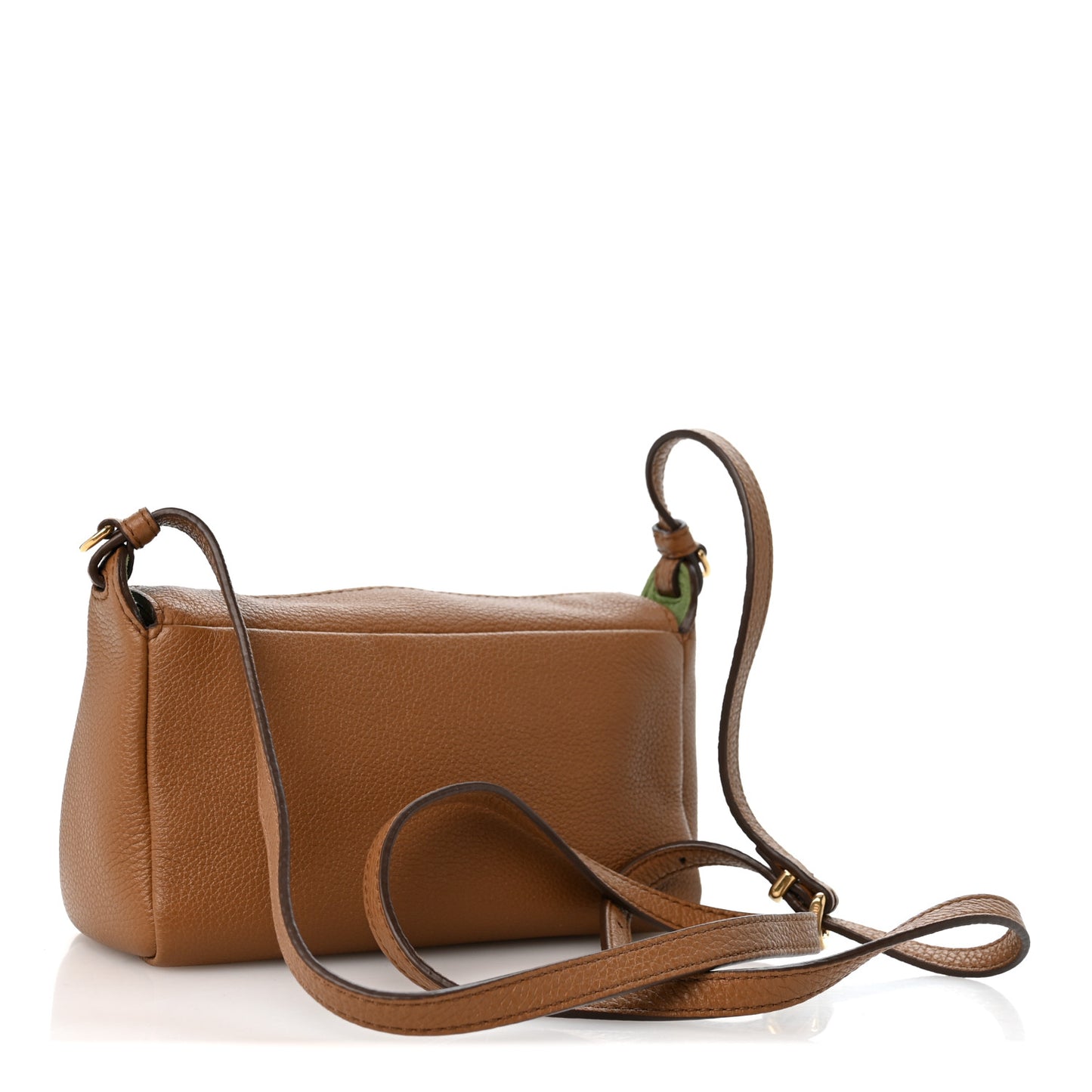 Vitello Phenix Contenitori Shoulder Bag Caramel Larice