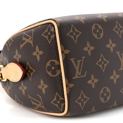 Louis Vuitton Monogram Speedy Bandouliere 20 Black 8 of 9