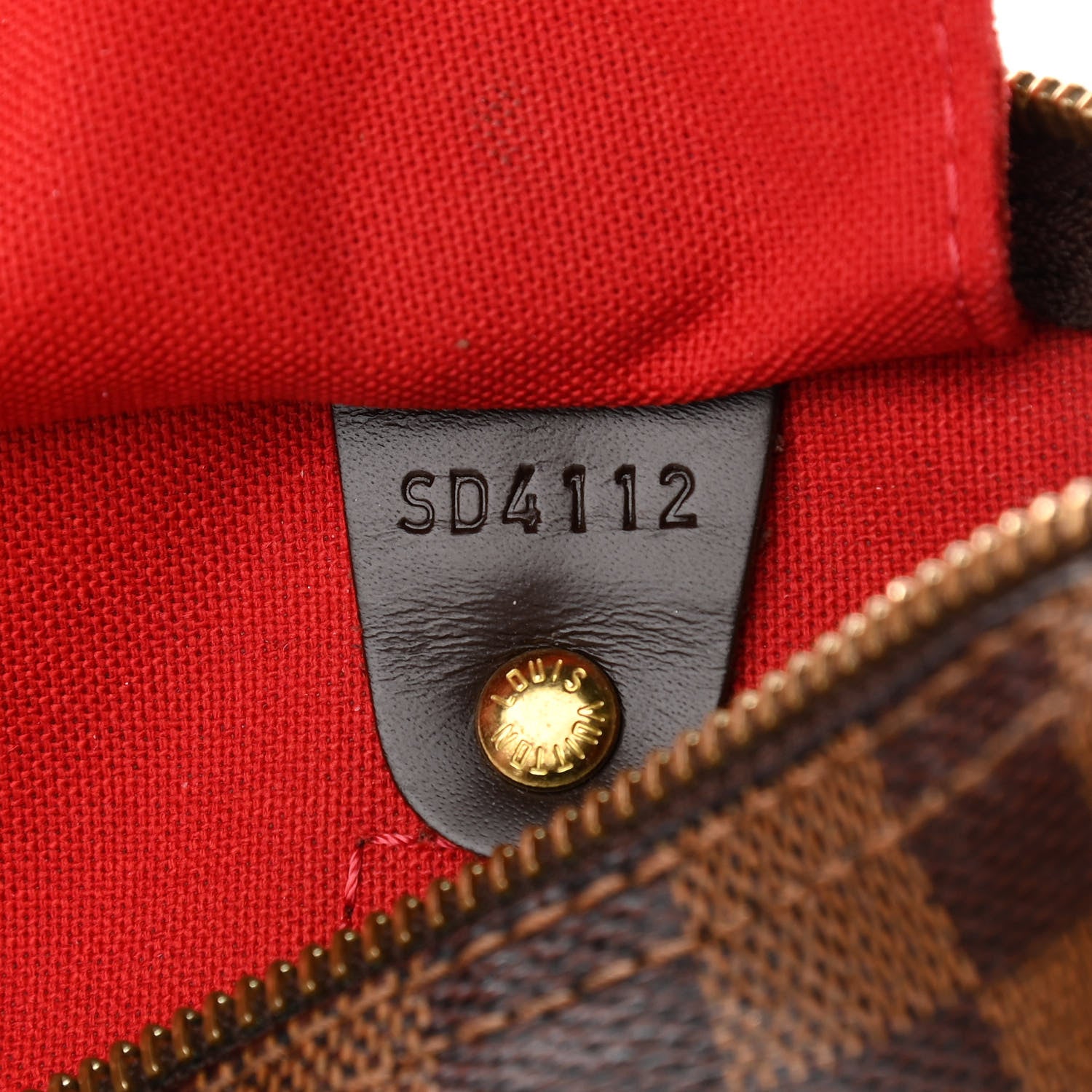 Louis Vuitton Damier Ebene Speedy 30 7 of 14