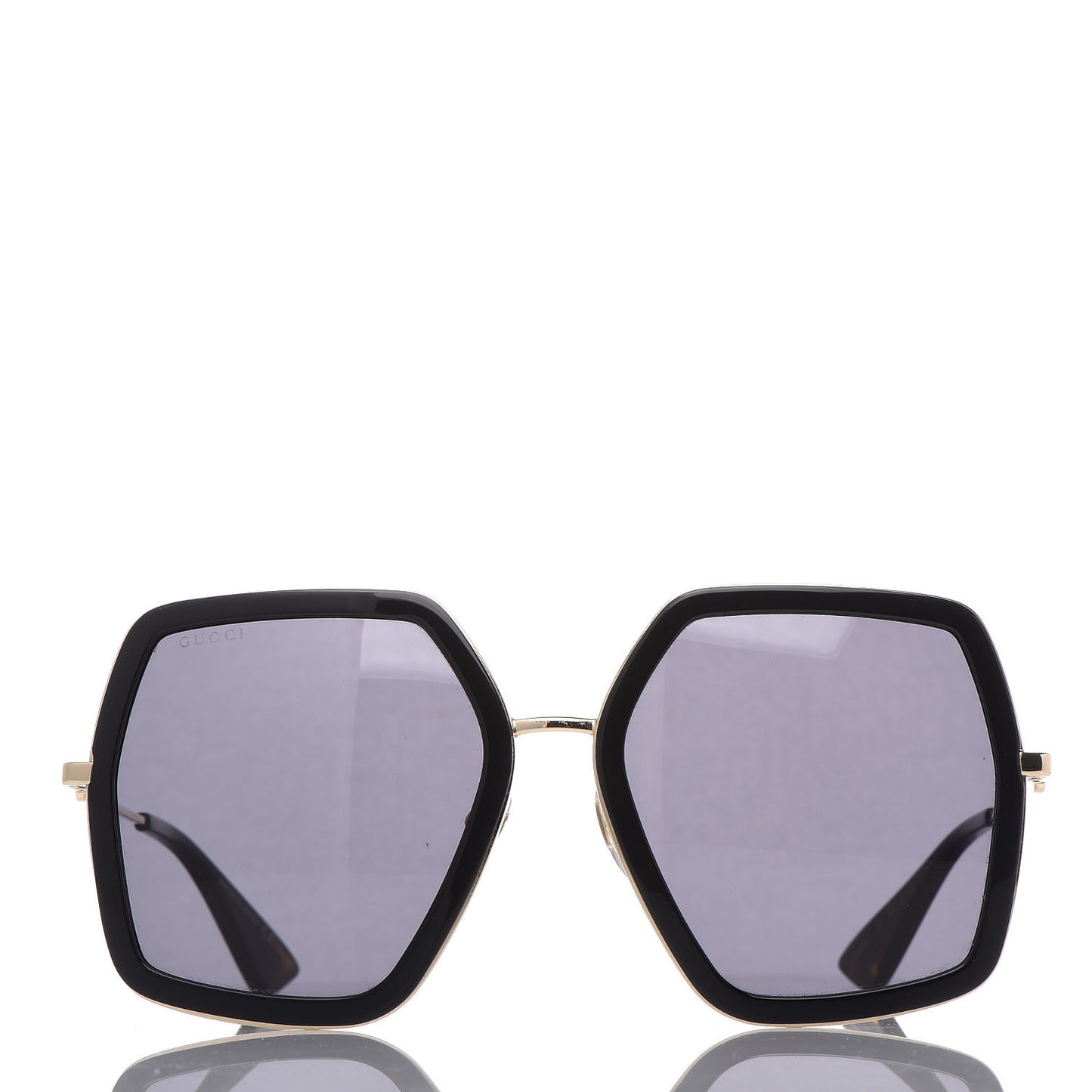 Acetate Oversize Square Frame GG0106S Sunglasses Black