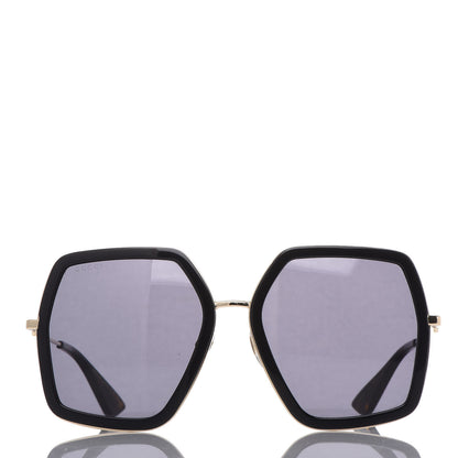 Gucci Acetate Oversize Square Frame GG0106S Sunglasses Black 3 of 7