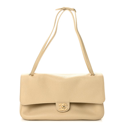 Chanel Grained Calfskin Small Souplissimo Maxi Flap Beige 1 of 10