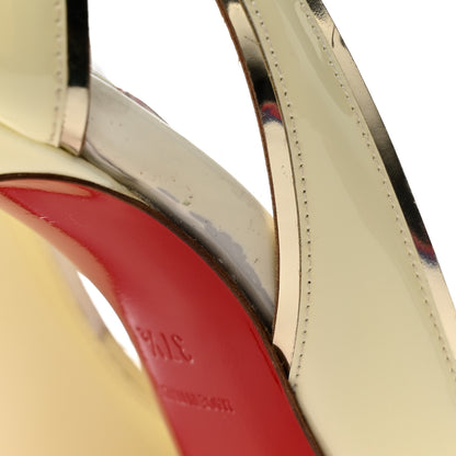 Christian Louboutin Patent PVC Specchio Cosmo 554 100 Pumps 37.5 Snow 10 of 10