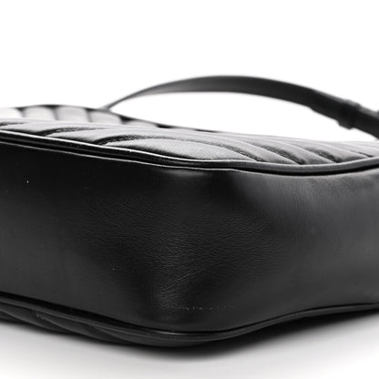 Saint Laurent Calfskin Matelasse Monogram Lou Camera Bag Black 10 of 16