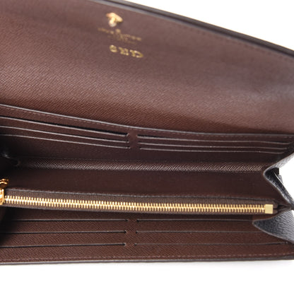 Louis Vuitton Damier Ebene Normandy Wallet Black 5 of 7