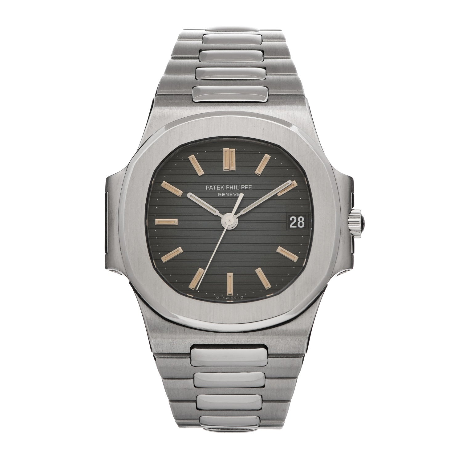 Patek Philippe Stainless Steel 37mm Nautilus Automatic Watch Blue 3800/1A 1 of 5