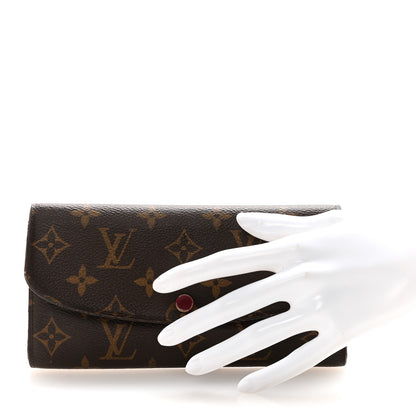 Louis Vuitton Monogram Emilie Wallet Fuchsia 2 of 6