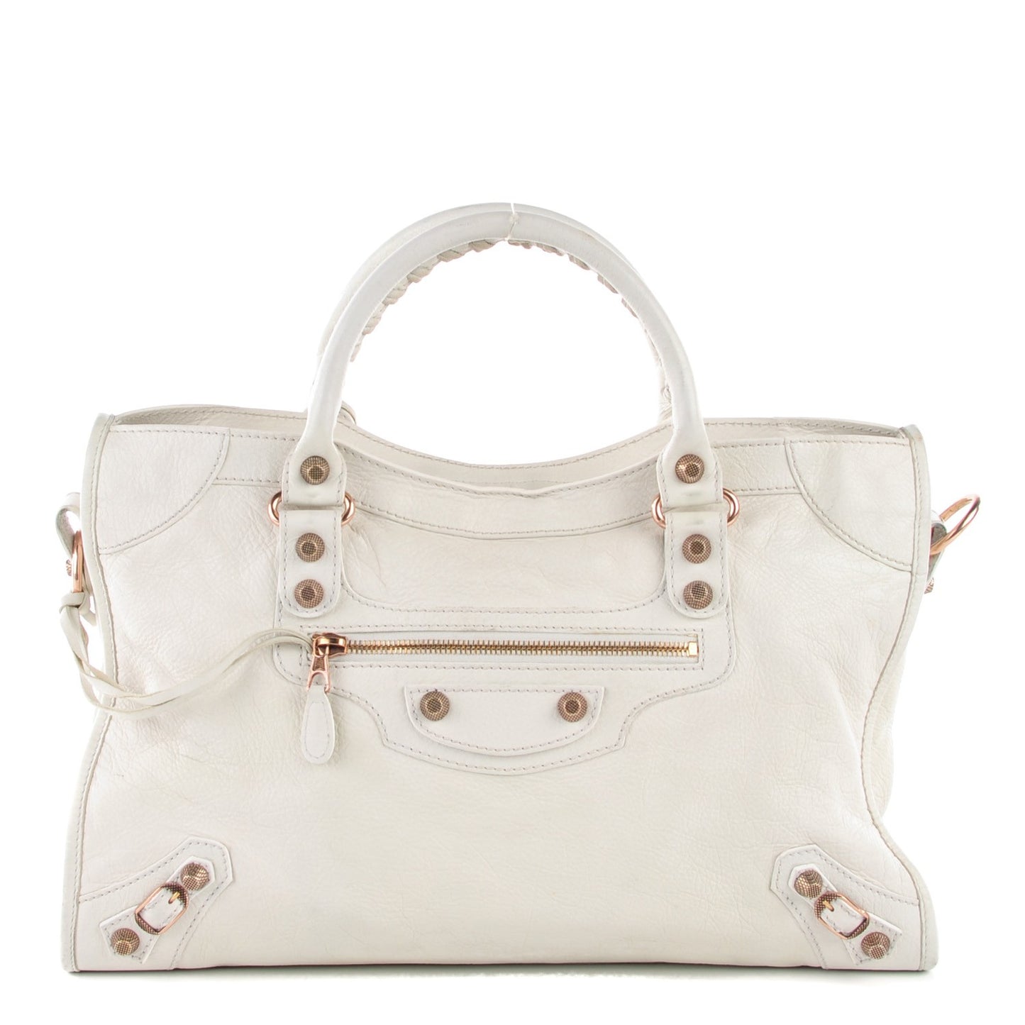 Agneau Giant 12 Rose Gold Hardware City White Light
