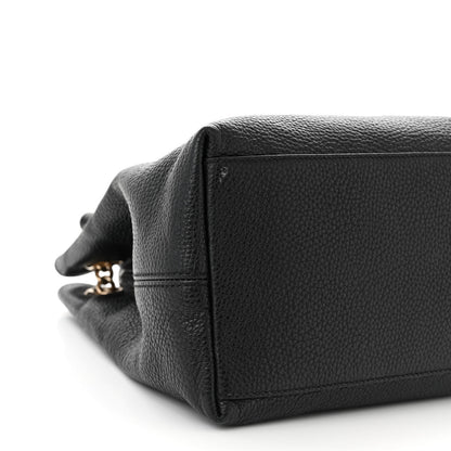 Gucci Pebbled Calfskin Medium Soho Chain Shoulder Bag Black 9 of 11