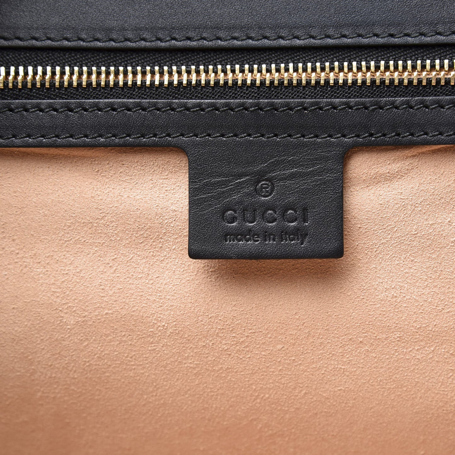 Suede Patent Web Ophidia Vertical Tote Nocciola Black