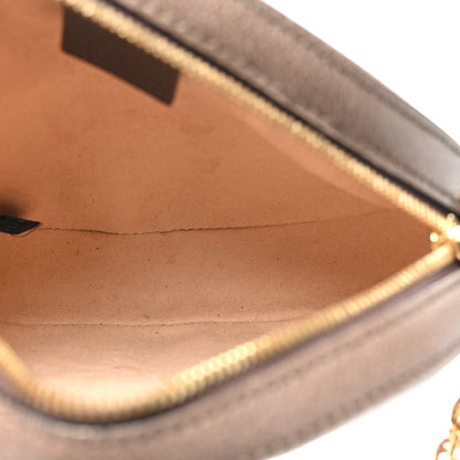 Gucci GG Supreme Monogram Web Mini Ophidia Round Shoulder Bag Brown 5 of 10