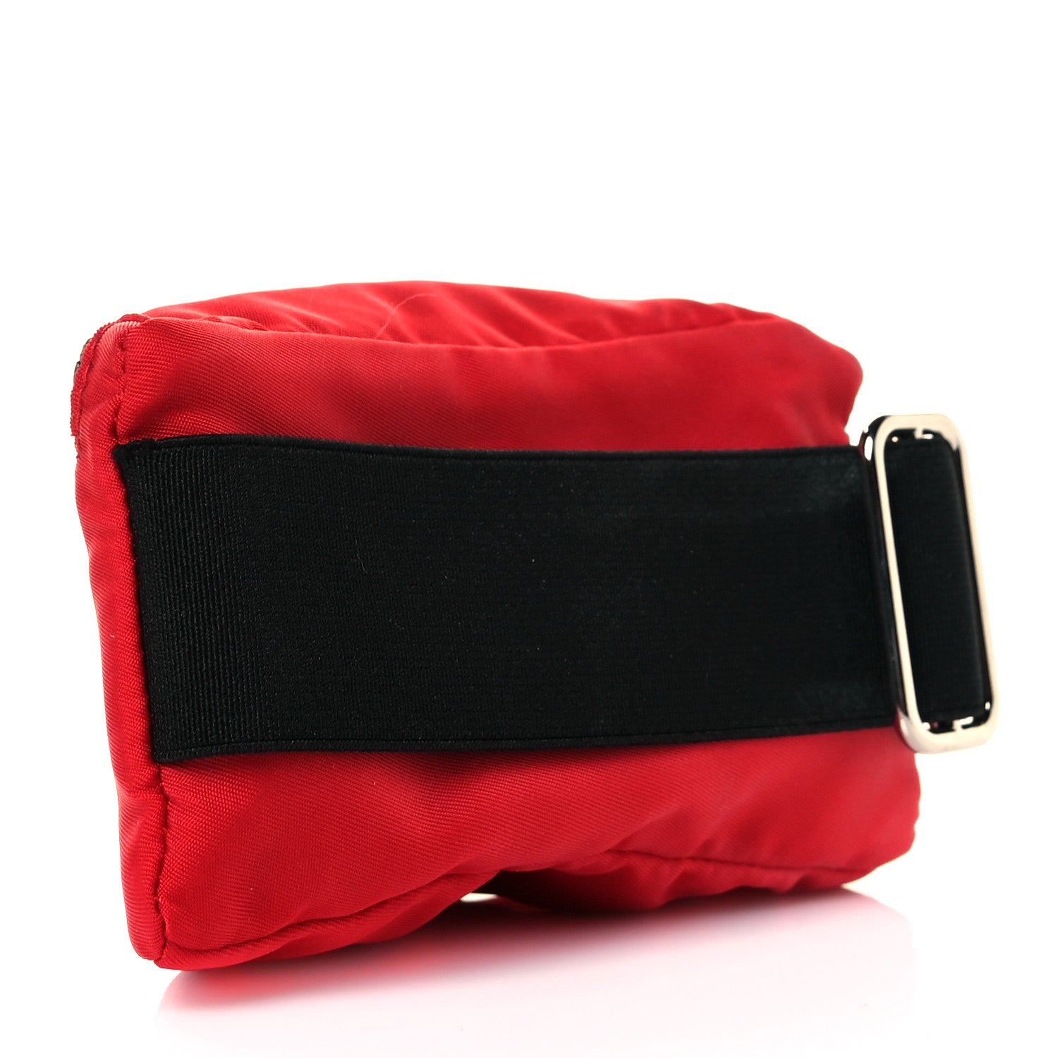 Prada Tessuto Nylon Wrist Pouch Red 2 of 7