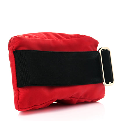 Prada Tessuto Nylon Wrist Pouch Red 2 of 7