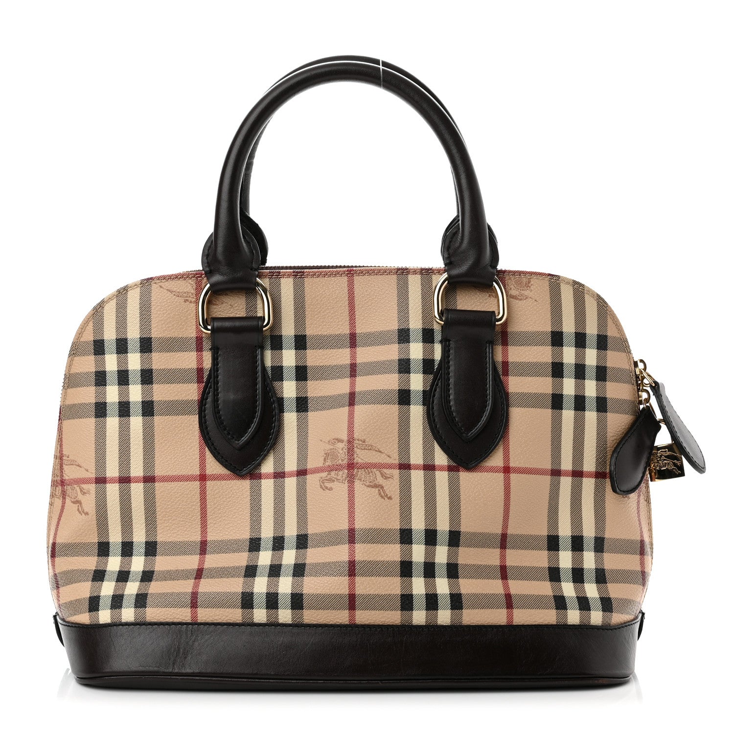Burberry Haymarket Check Picadilly Bowler Brown 1 of 11