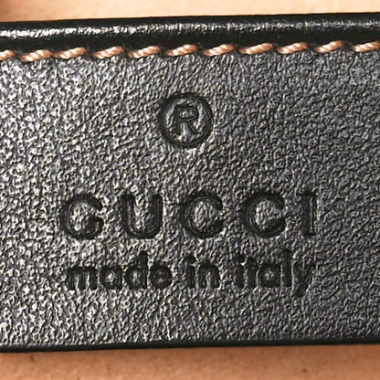 Gucci Calfskin Matelasse Small GG Marmont Chain Shoulder Bag Black 6 of 11