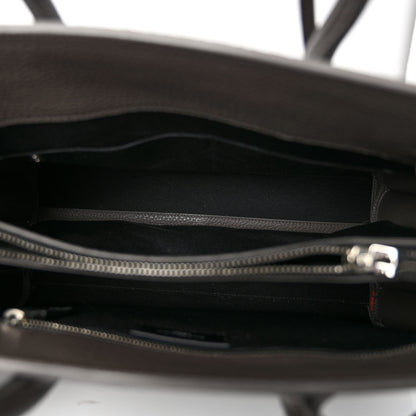 Saint Laurent Grained Calfskin Small Sac De Jour Fog 6 of 10