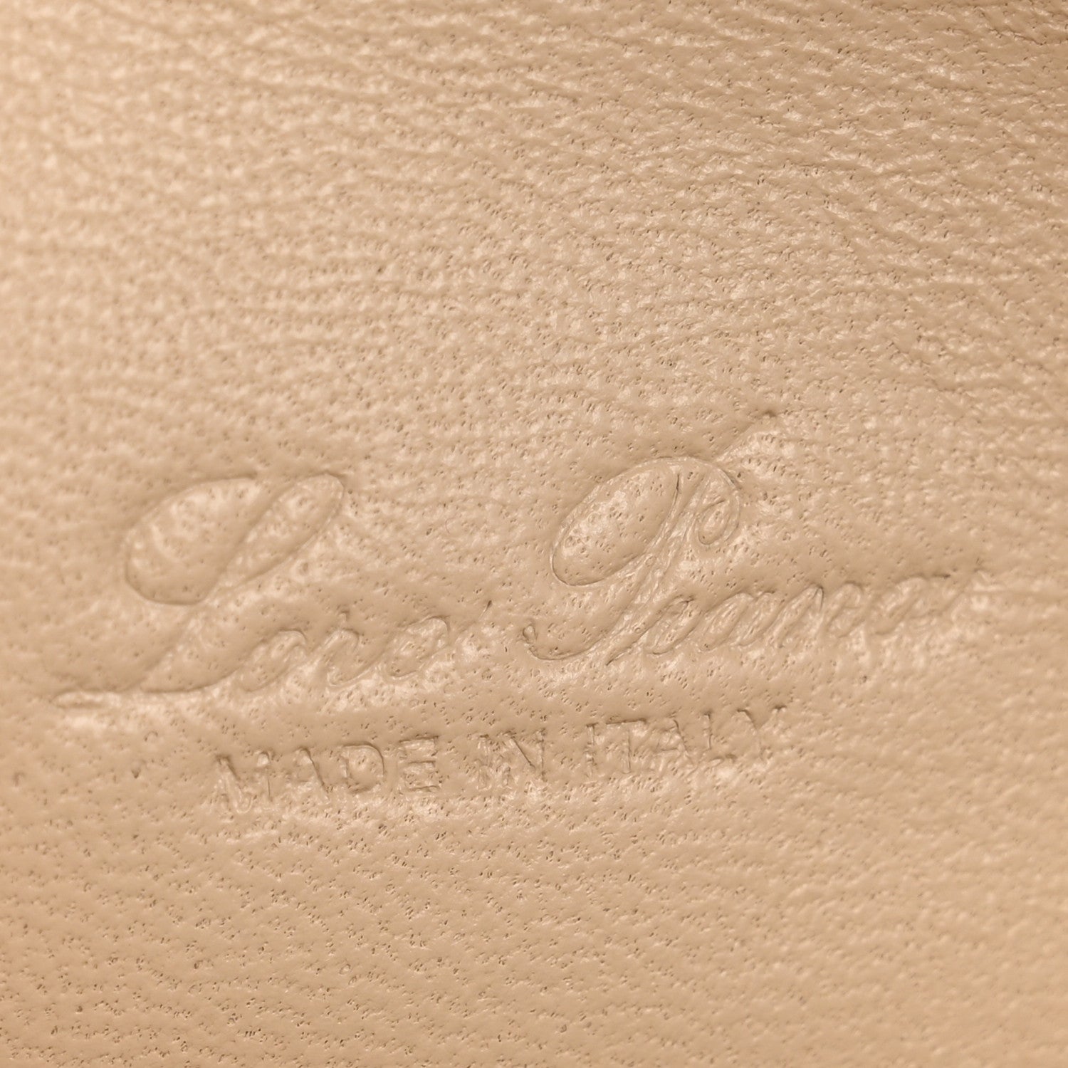 Loro Piana Grained Calfskin L19 Extra Pocket Pouch Kummel 6 of 10