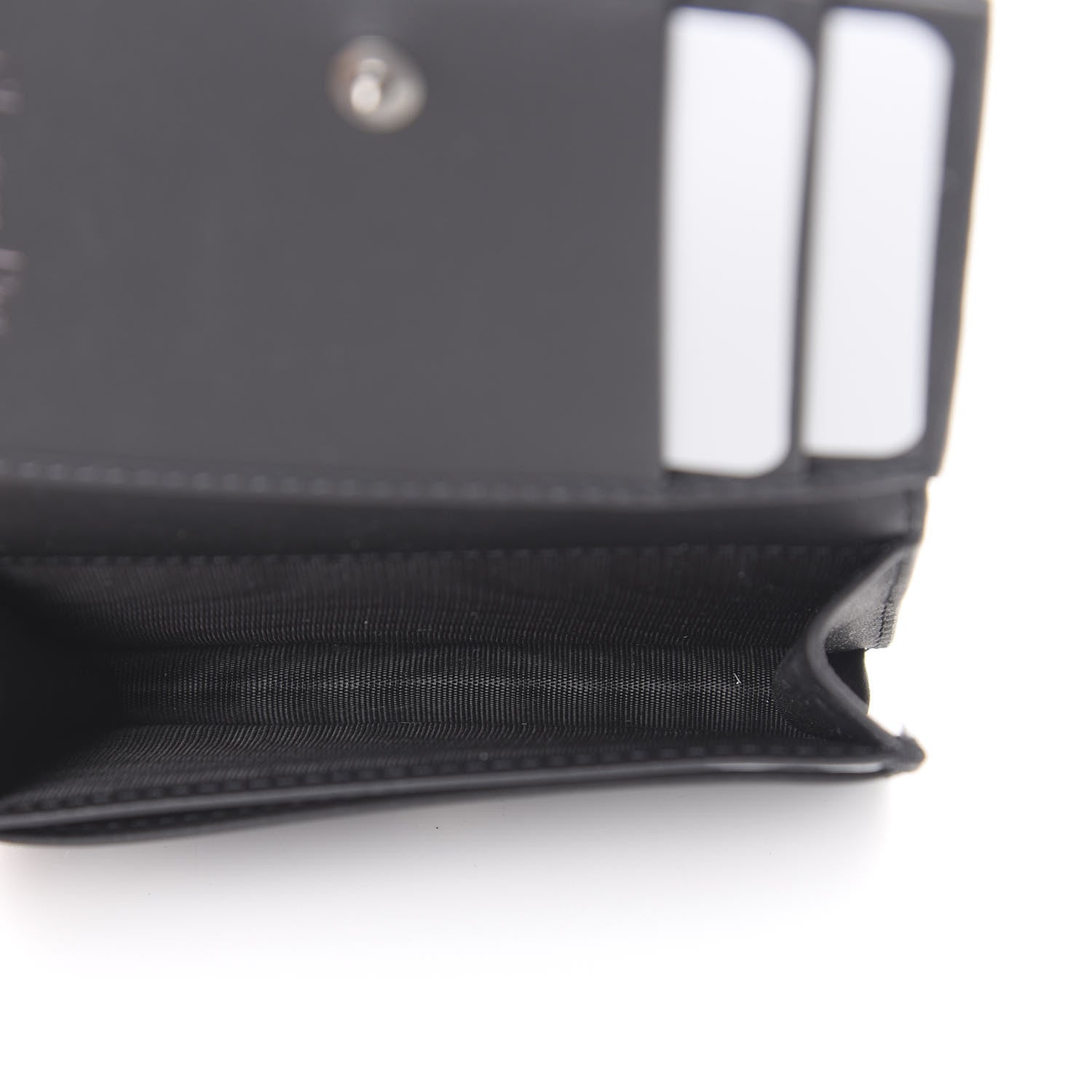Christian Dior Ultra Matte Calfskin Small Lady Dior Flap Card Holder Black 4 of 7