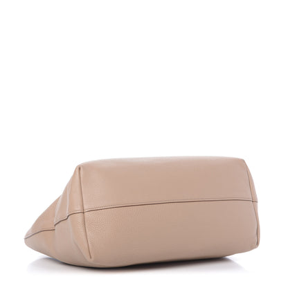 Prada Vitello Daino Pocket Shopping Tote Cammeo 4 of 11