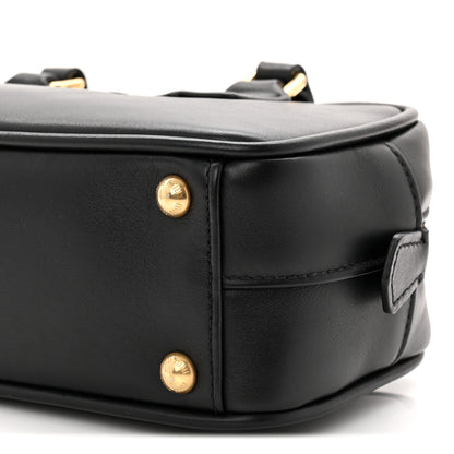 Miu Miu Calfskin Mini Arcadie Top Handle Bag Black 9 of 9