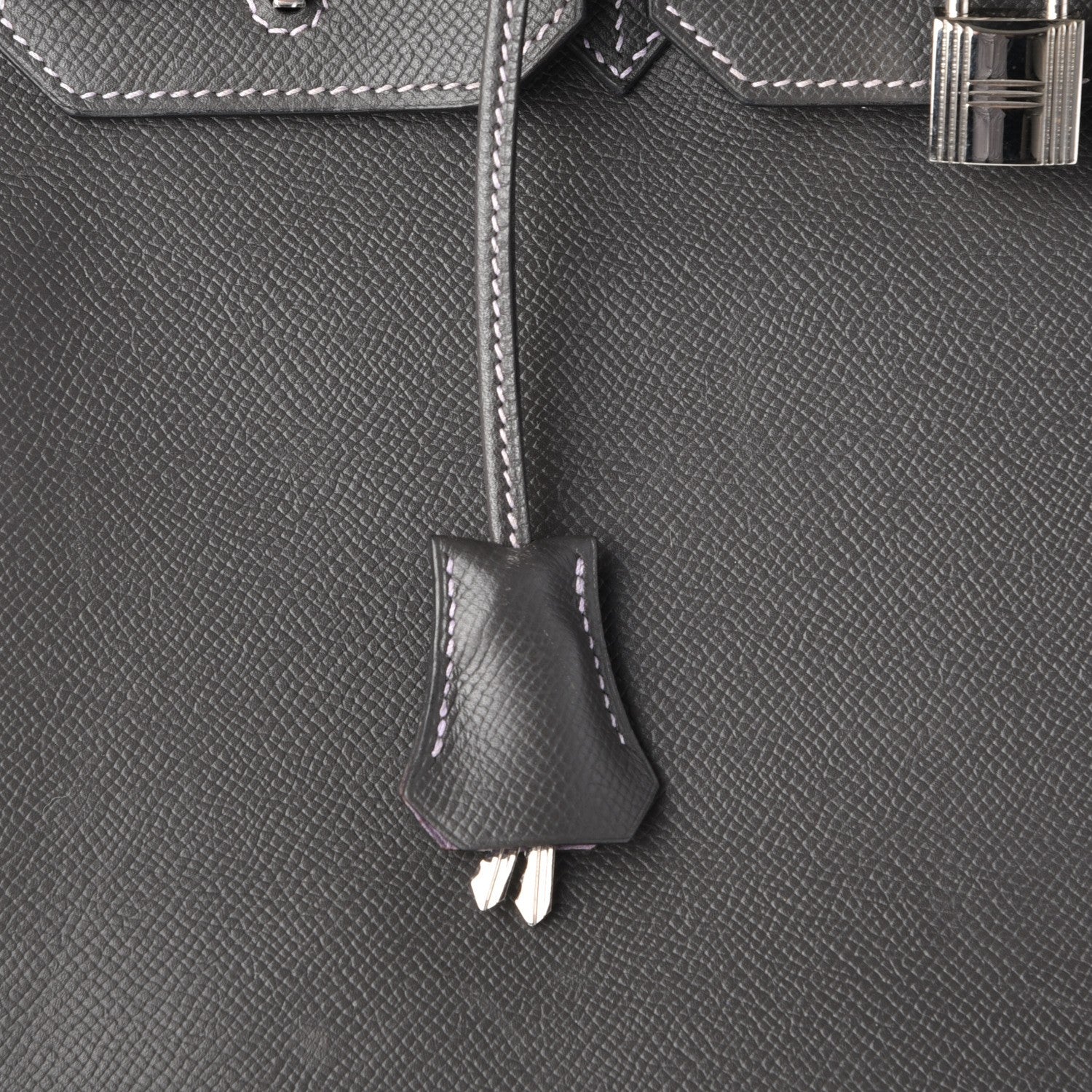 Hermes Epsom Horseshoe Birkin 35 Etain Lilac 11 of 27