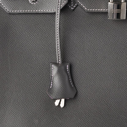 Hermes Epsom Horseshoe Birkin 35 Etain Lilac 11 of 27