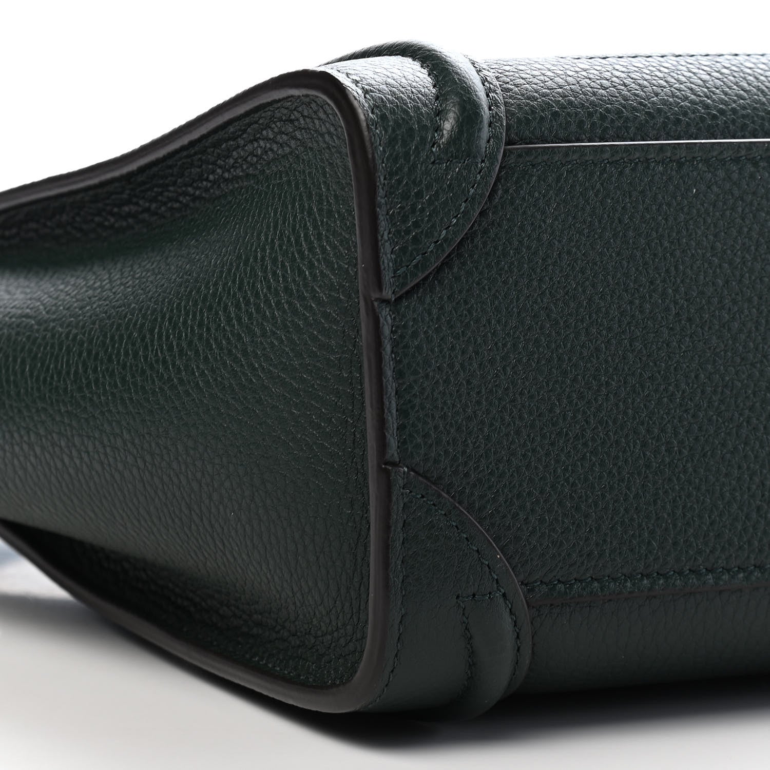 Celine Drummed Calfskin Nano Luggage Amazone 8 of 9