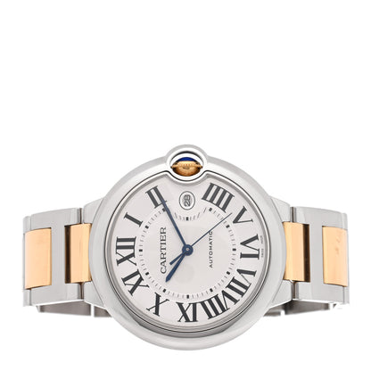 Cartier Stainless Steel 18K Yellow Gold 42mm Ballon Bleu De Cartier Automatic Watch 2 of 4