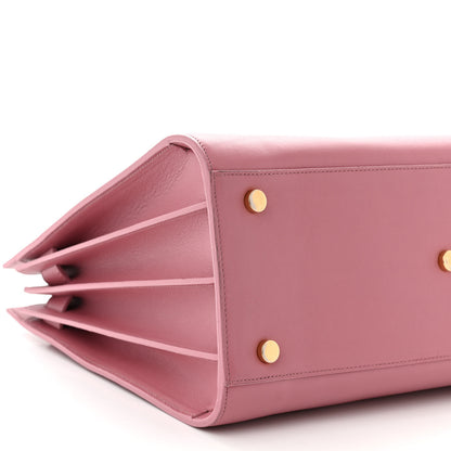 Saint Laurent Calfskin Small Sac De Jour Dark Rose 9 of 12