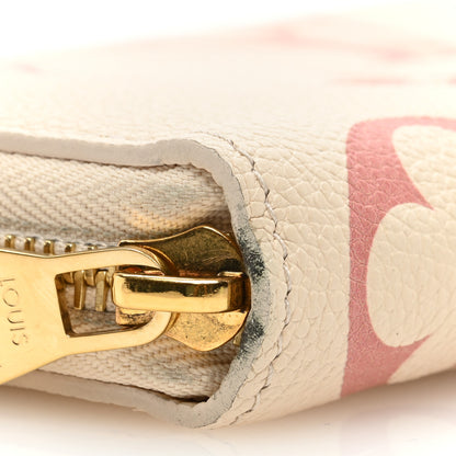 Louis Vuitton Empreinte Monogram Giant Zippy Wallet Creme Bois De Rose 9 of 9