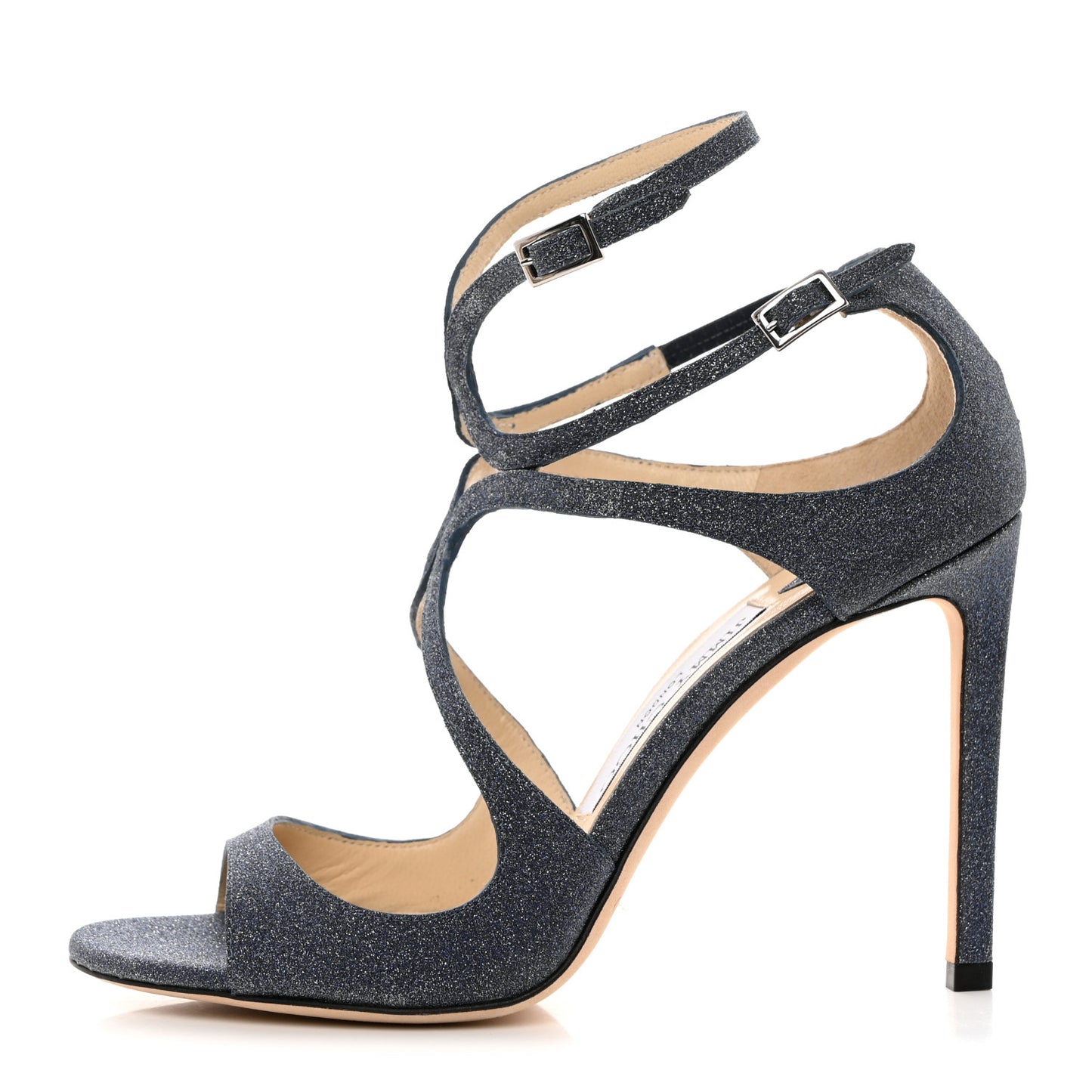 Glitter Lang Sandals 36 Navy