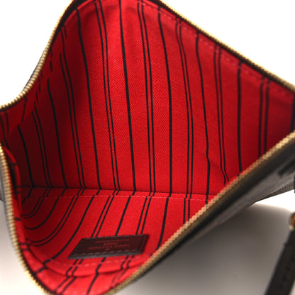 Louis Vuitton Damier Ebene Neverfull MM GM Pochette 5 of 8