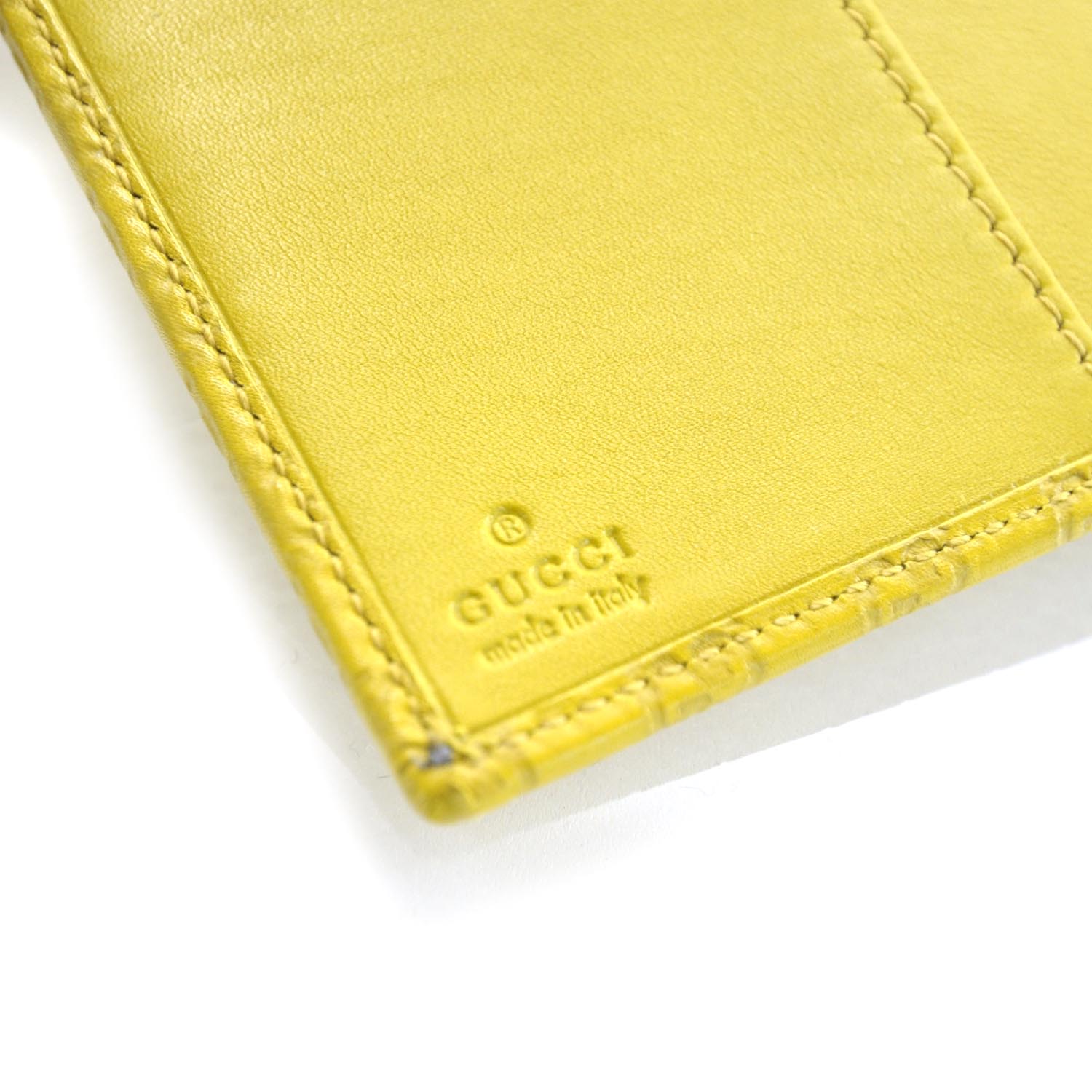 Gucci Microguccissima Small Notebook Yellow 6 of 7