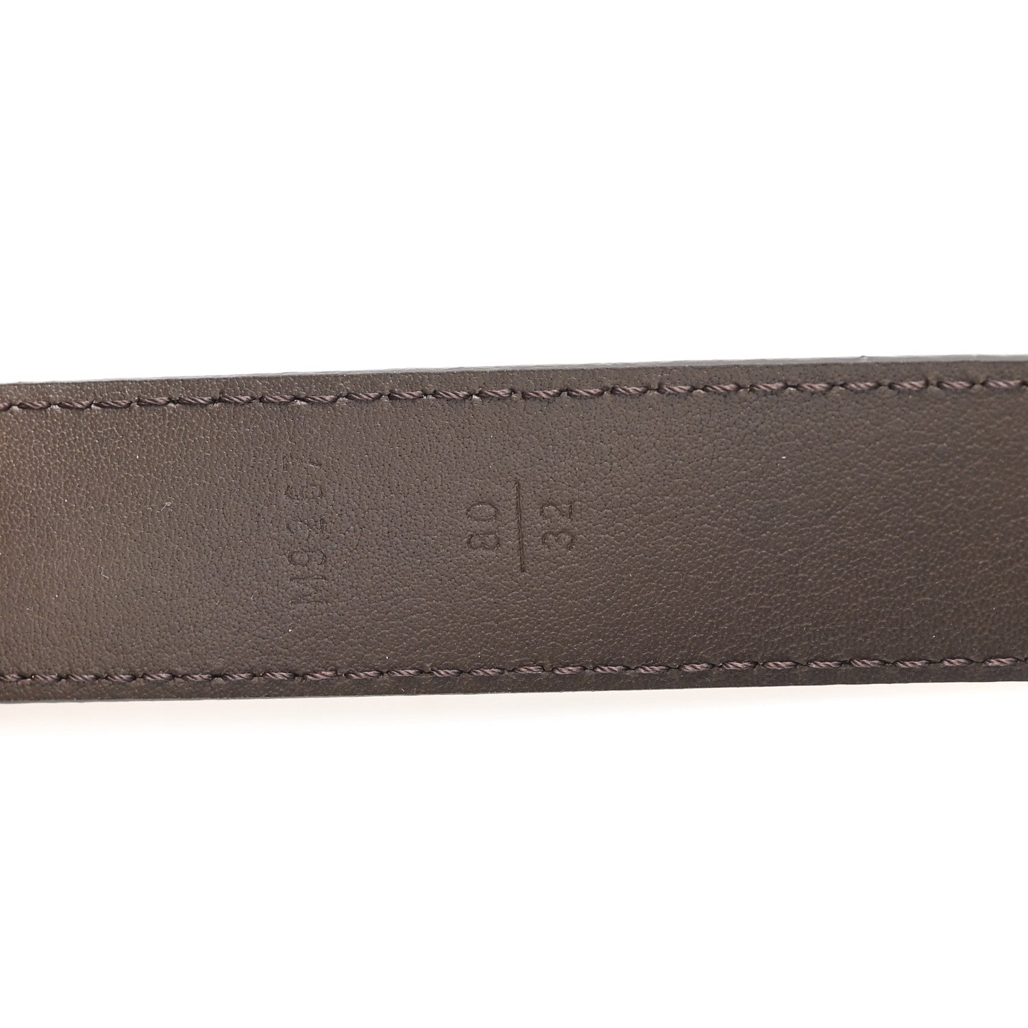 Louis Vuitton Mini Damier Ebene 25mm LV Initiales 80 32 Belt 4 of 6