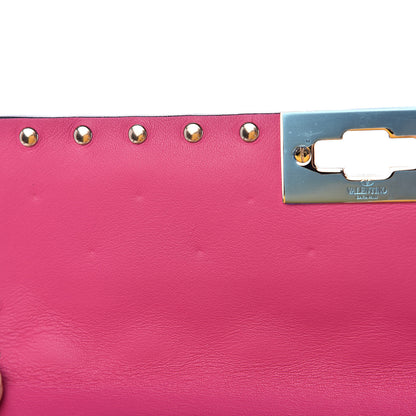 Valentino Garavani Nappa Medium Rockstud Spike Shoulder Bag Pink Orchid 12 of 12