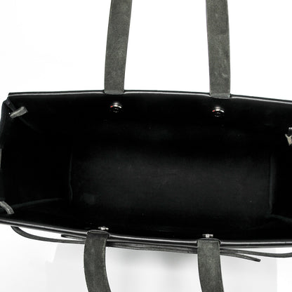 Hermes Toile Vache Hunter Herbag Cabas MM Black 5 of 8